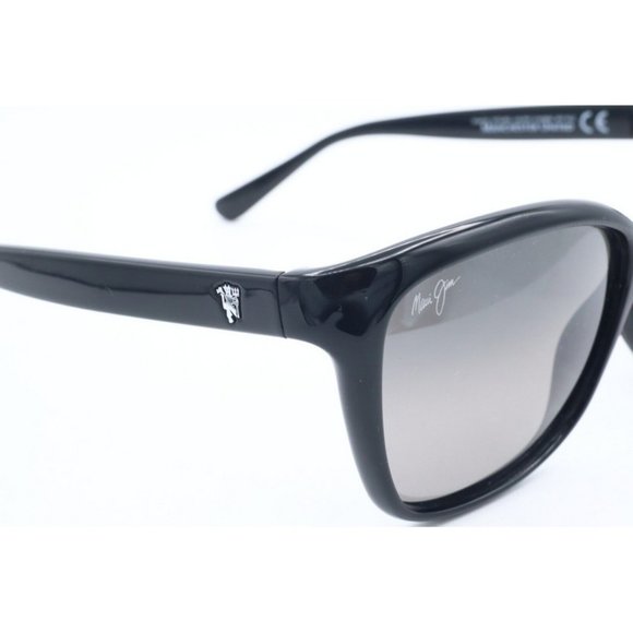 Maui jim STARFISH MJ 744-02UTD Black Rectangle Sunglasses Grey Polarized (A) - Picture 4 of 8